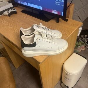 White Alexander McQueen shoes